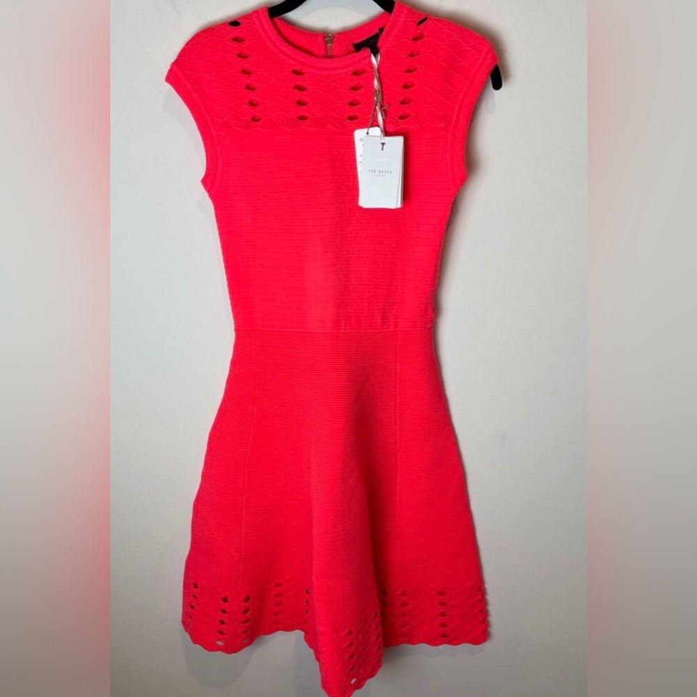 NWT Ted Baker Zaralie Jacquard Panel Skater
